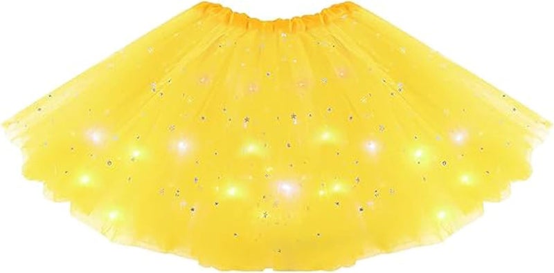 Niturfty Girl Tutu Skirts, 2-8 Years Baby Girls Light Up LED Tutu Skirt Magic Light Princess LED Dancing Skirt Tulle Ballet - Image 1